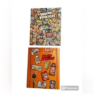 Topps Wacky Packages 2006 2 Folder Bundle 2-Pocket 3-Ring Portfolio - Y2K